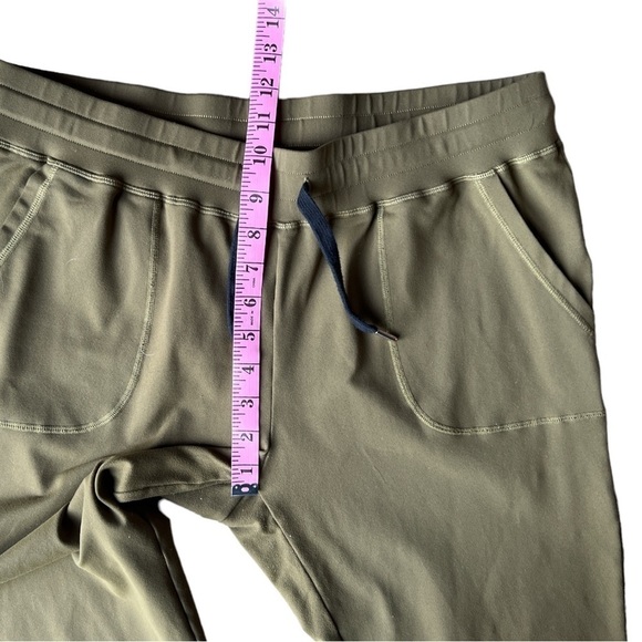 Zyia Active Unwind Women’s Olive Green Fitted Jogger Pants Wide Waistband, XL - Picture 9 of 10